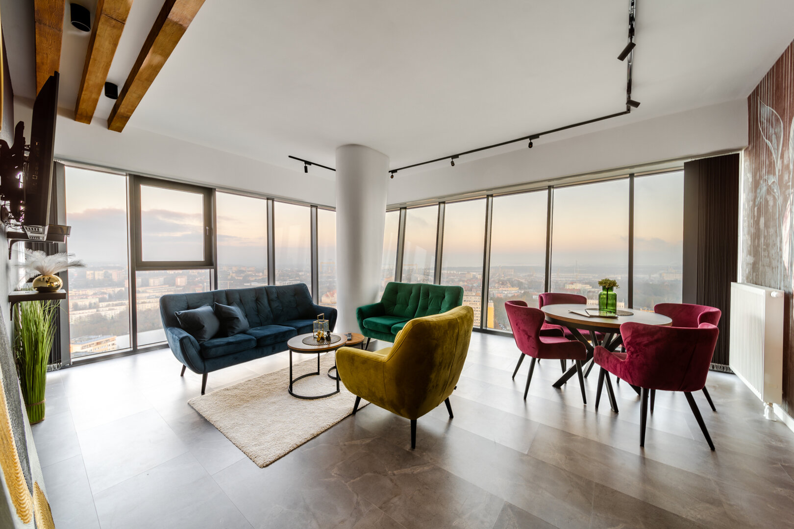 Hanza Tower Apartament no. 2210 - 22 piętro, panorama miasta, basen, jacuzzi, taras widokowy